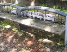 Model of rail bridge, Brunel Museum - Rotherhithe & Wapping treasure hunt