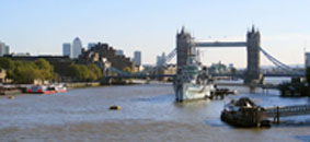 Southwark treasure hunt - Tower Bridge seen from London bridge