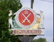 Thaxted sign - Essex treasure hunt